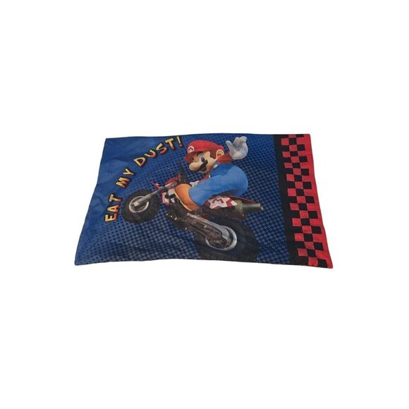 Nintendo Other - Nintendo Wii Mario Kart Standard Pillowcase Mario Luigi